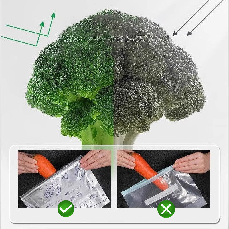 Pack de 30 Sacs de Conservation en Aluminium Reutilisable et Fermable 🥢🌍 - Parfait pour Stocker et Protéger Vos Aliments!