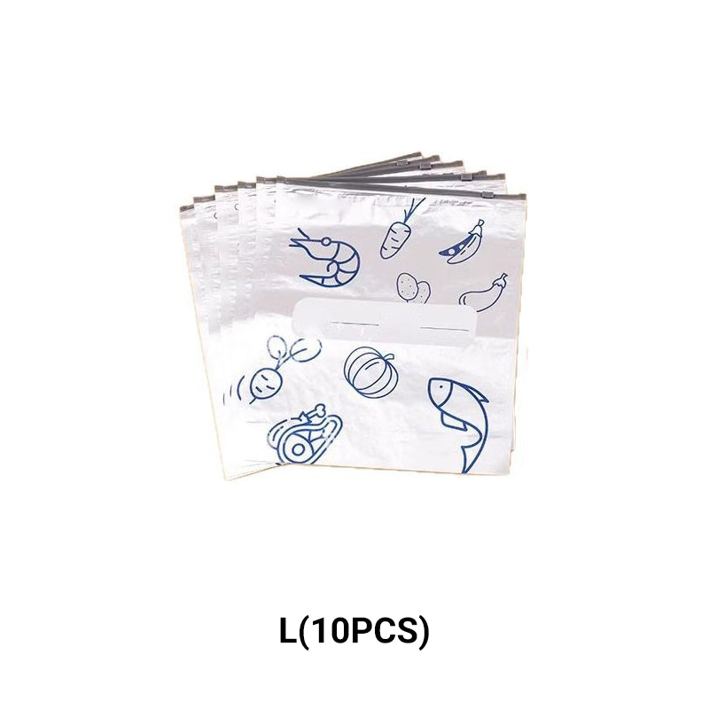 Pack de 30 Sacs de Conservation en Aluminium Reutilisable et Fermable 🥢🌍 - Parfait pour Stocker et Protéger Vos Aliments!